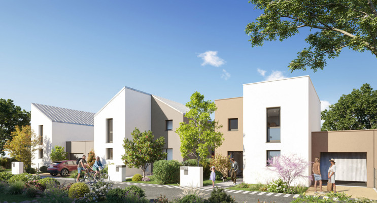 Ploemeur programme immobilier neuf &laquo; L'Ecrin des Ormes - Maisons &raquo; 