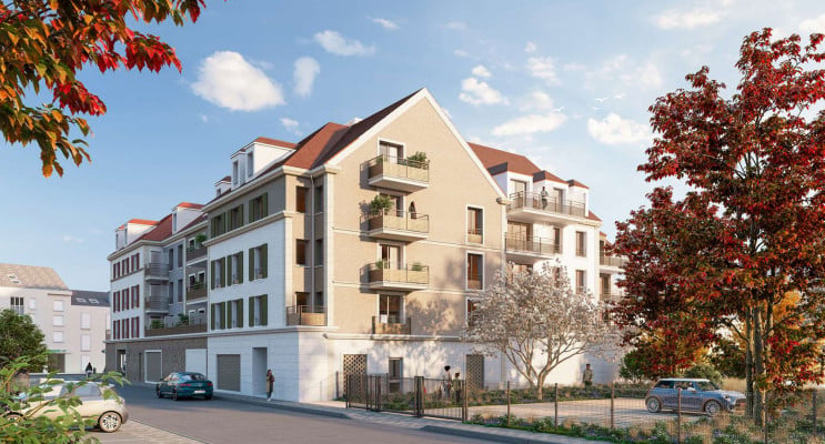 Pontoise programme immobilier neuf &laquo; Les Roses Debussy &raquo; en Loi Pinel 
