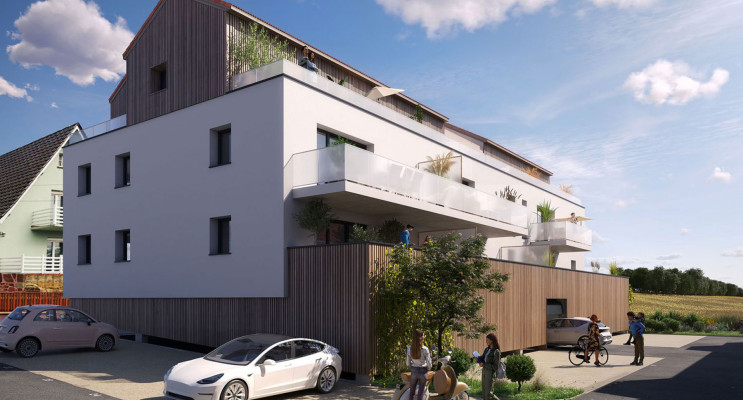 Mittelschaeffolsheim programme immobilier neuf &laquo; Les Berges du Muehlbach &raquo; 